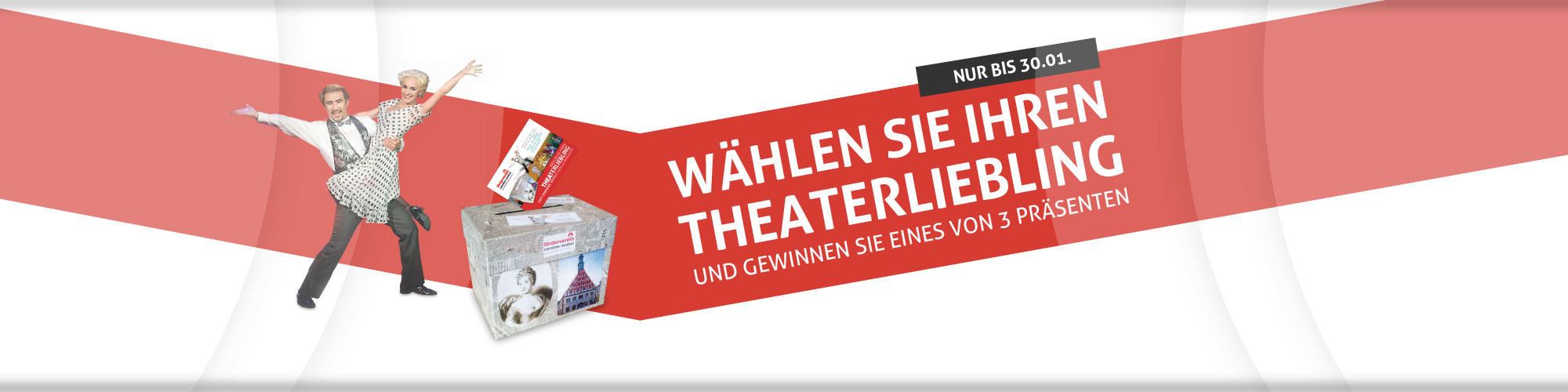 Plakataktion Rettet unser Theater Plauen-Zwickau Wahl des Theaterlieblings